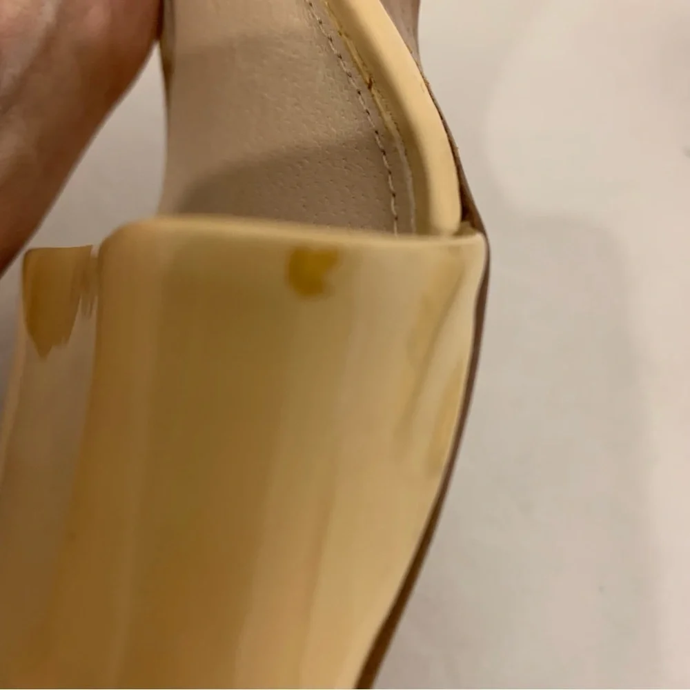 Louise et Cie Punya Odessa Patent Leather Wedge Sandals